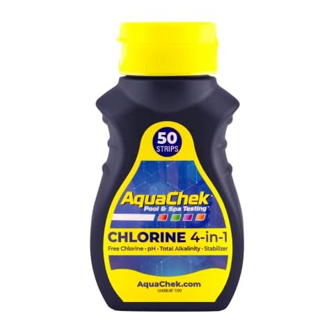 AquaChek 511244A Yellow 4-in-1 Test Strips Cover