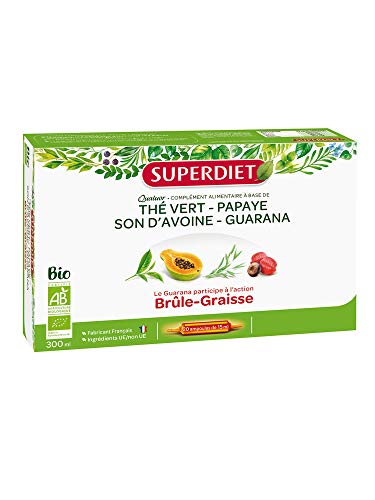 Super Diet Quatuor Guarana Brûle-Graisse Bio 20 Ampoules