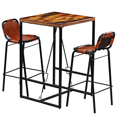 Juego de bar de 3 piezas para ahorrar espacio en cocinas y salones 2