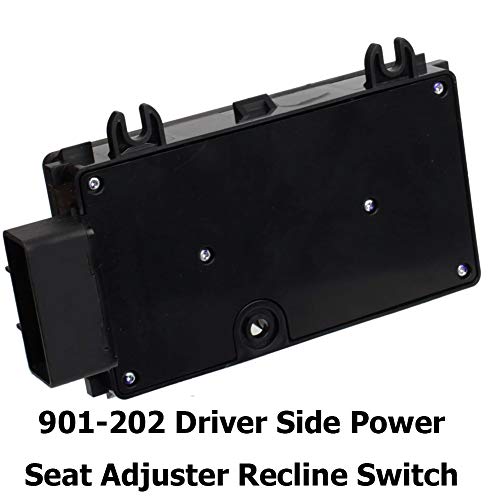 901-202 Driver Side Power Seat Adjuster,12450166 Recline Switch for 99-07 Escalade Avalanche Silverado Suburban Tahoe Sierra Yukon Hummer H2