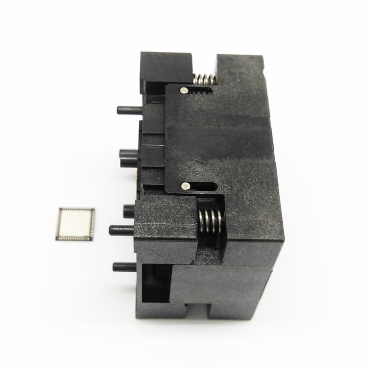 Wiring Connecting Terminals - QFN56 MLF56 Burn in Socket Open Top Pogo Pin IC Test Socket Pitch 0.35mm Chip Size 6 * 6 Flash Adapter Programming Socket Block