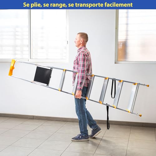 Escabeau 7 marches HOSTRÖM idéal pour usage domestique et pro - 5