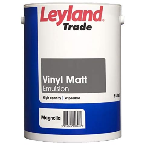 Leyland Trade Magnolia Vinyl Matt Paint 5L Cover