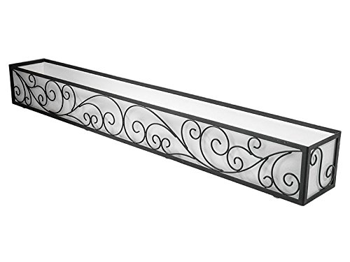 Wayfarer Window Box Cage w/ White Composite Liner - 72 inches Long