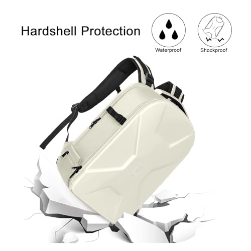Image of MOSISO Camera Backpack, Photography Camera Bag 15-16 inch Waterproof Hardshell Case with Tripod Holder&Laptop Compartment