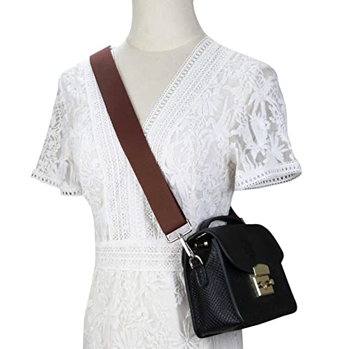 Image of Allzedream Thick Purse Strap Wide Adjustable Replacement Crossbody Bag Handbag