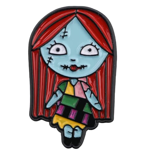 Cartoon Horror Movie Character Pins for Hats Backpacks Bags Clothes Accessories Women Girls Cartoon Enamel Brooch Pins4