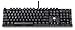 Plugable Performance 104 Key Mechanical Keyboard - Full-Size Backlit Computer Keyboard with Adjustable White LED Lights, Outemu Red Switches & ABS Doubleshot Keycaps