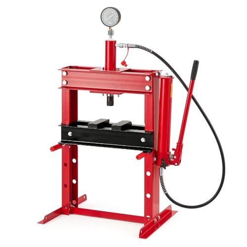 10 Ton Hydraulic Garage Floor Press with Stamping Plates