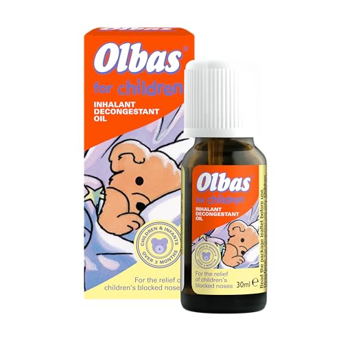 Olbas Oil for Children 30ml - Inhalant Decongestant Oil - Relief from Catarrh Colds & Blocked Sinuses - for Children Over 3 Months Old