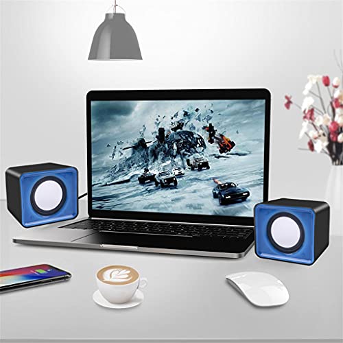 Altavoces de música de 3.5mm compactos para mejorar el audio de portátiles con sonido estéreo 4