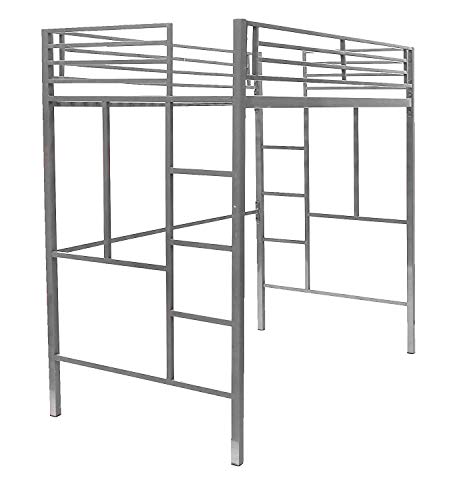 bunk Bed | loft Bed Frame (2.5 x 6 feet, Sliver)