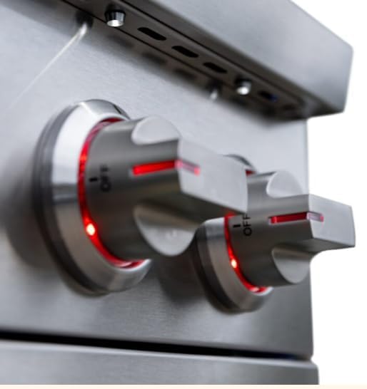 Summerset Pro Double Side Burner Built In, Stainless Steel, Propane Gas MODEL SB2PROL