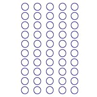 100 stuks plastic losbladige ring, meerkleurige notitieboekringringen, doe -het-zelf gereedschap voor sleutelhanger, plakboek, indexkaarten, boek, accessoires en documentstapel (7 kleuren hoeveelheid