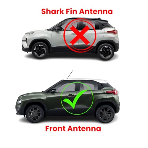 Image of Tata Punch Car Cover Waterproof 2021-2026 Models with Mirror Pocket, Soft Cotton Lining, Triple Stitched, Full Bottom Elastic (Heat Resistant Jungle Print with Red Piping)