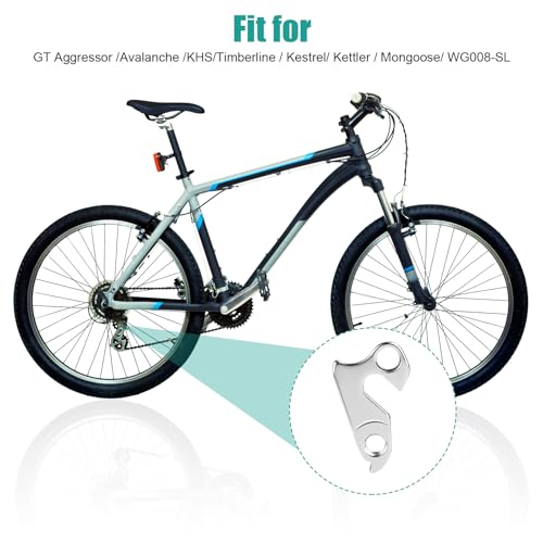 Gancho de desviador de bicicleta, gancho de cauda de bicicleta de liga de alumínio, gancho de substi