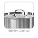 Tramontina Pro-Line Stainless Steel 24-Quart Stock Pot with Lid, Extra Large Soup Pot for Professional Kitchens, NSF-Certified