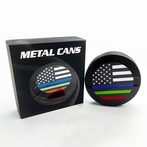 Image of Metal Can For ZYN | Metal Container | Pouch Container | Small Storage Tin (American Flag (B))