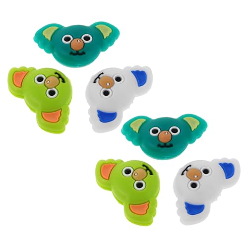 Amortiguadores de vibración para raqueta de tenis, pack de 6 koalas de silicona
