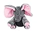 Peekaboo elefante musica copertina occhi bambino elefante può cantare peluche elettrico giocattolo (elefante)