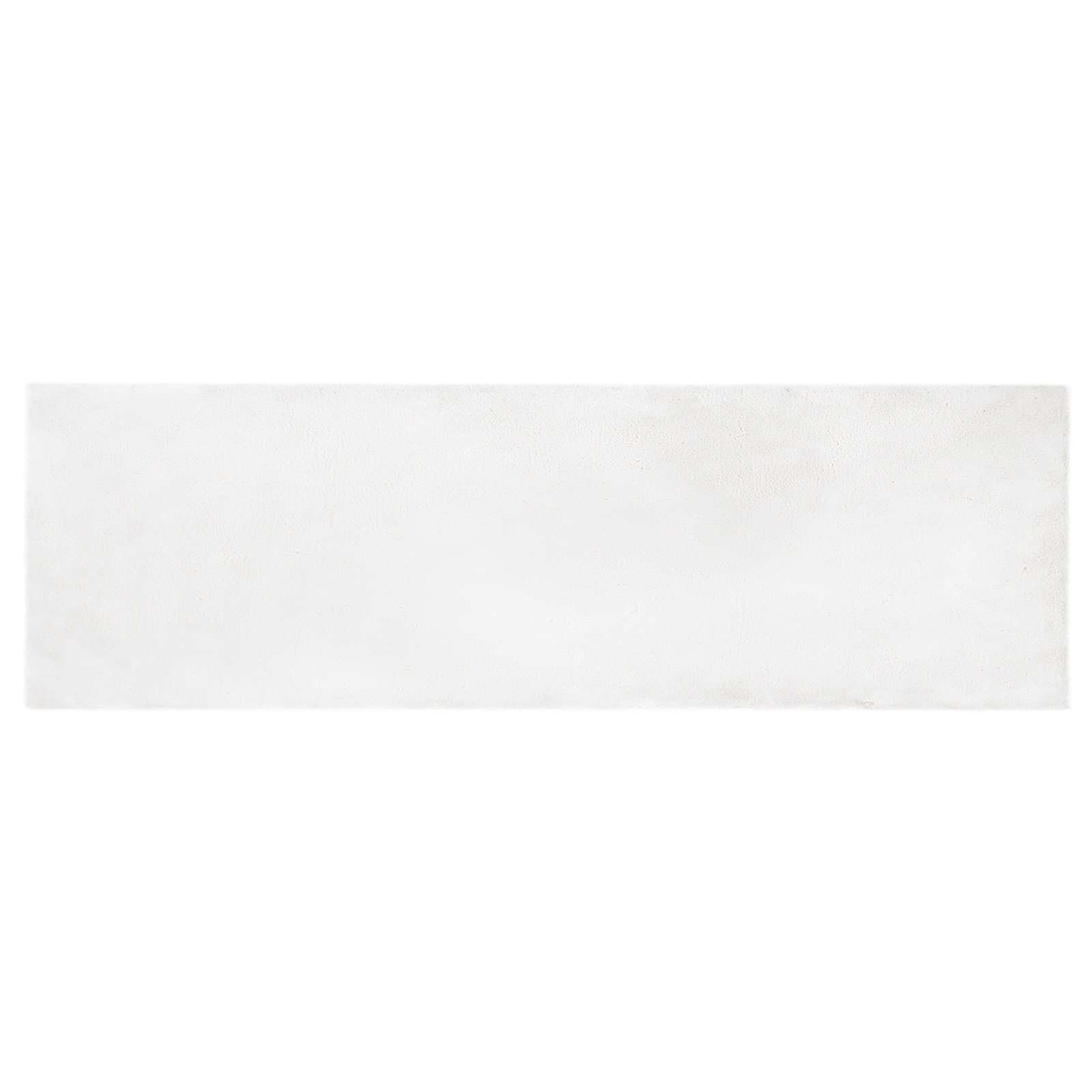 Tapis de salon en fourrure OLITE blanc pour une ambiance cosy