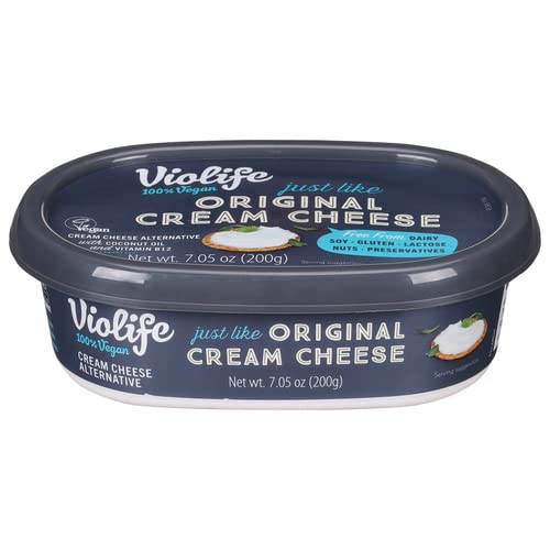 Violife VIOlife Just Like Cream Cheese Original, 7.05 oz Tub, 7.05 oz