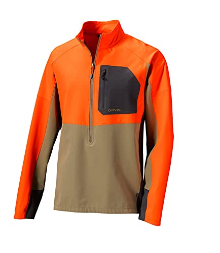 Image of Orvis Pro Lightweight Softshell Hoodie and Pullover for Men - Athletic Shell with DWR Finish, Breathable, Adjustable Hem