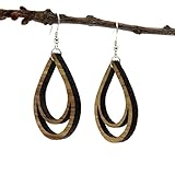 eiche natur boden ✅ Nachhaltigkeit: nachhaltige handgefertige Holzschmuck aus kontrollierter Forstwirtschaft für deinen modischen Schmuck aus der Natur | Made in Germany