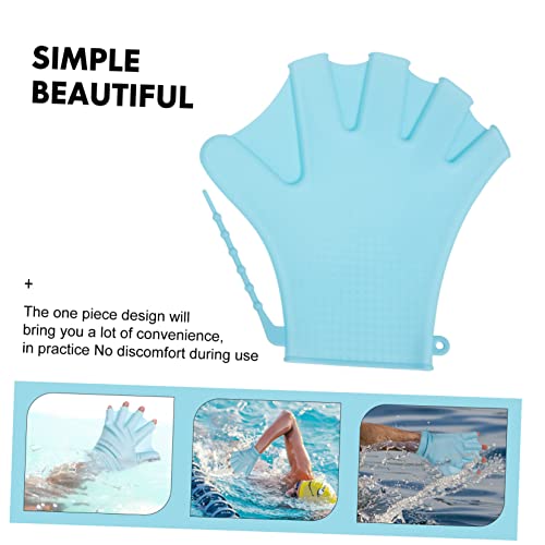 Guantes de natación ajustables Yardwe para fitness acuático y buceo unisex 7