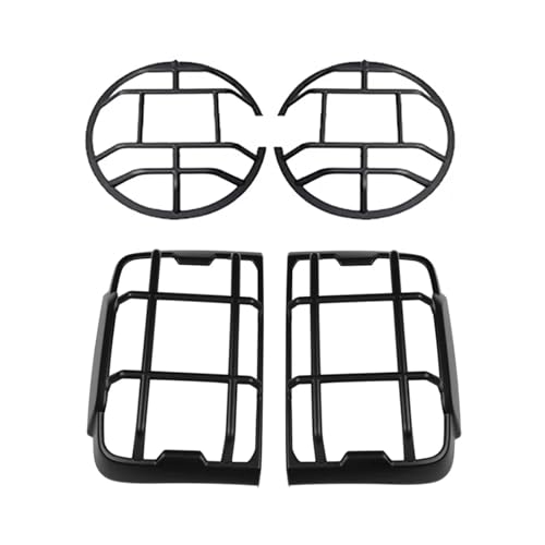 Cubiertas para faros de Tank 300 2021-2024 carcasas protectoras ABS negro mate para luces coche