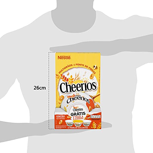 Cereal Matinal Cheerios 4 Cereais 210g com Tigela Grátis