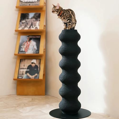Rascador grande para gatos con altura ajustable 35.4in miniatura 1