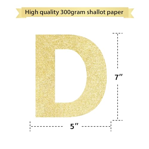 Image of Congrats Grad Banner Gold Glitter Pre-Strung Congrats Grad Sign - 8ft -No DIY - Graduation Party Decorations for Class of 2026 Graduation Decorations
