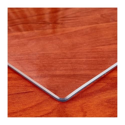 Nappe PVC transparente contre les rayures et taches de graisse sur table mat