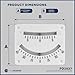 Five Oceans Dual Inclinometer, Angle Gauge, Tilt Gauge, Angle Indicator for Boat, RV, Camper, Trailer, Trucks, Measures +/-45 Degree Range - FO3037