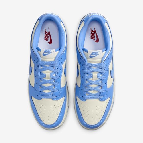 Nike Dunk Low Retro Men's Shoes (DV0833-113, Coconut Milk/Gym Red/Sail/University Blue) Size 144