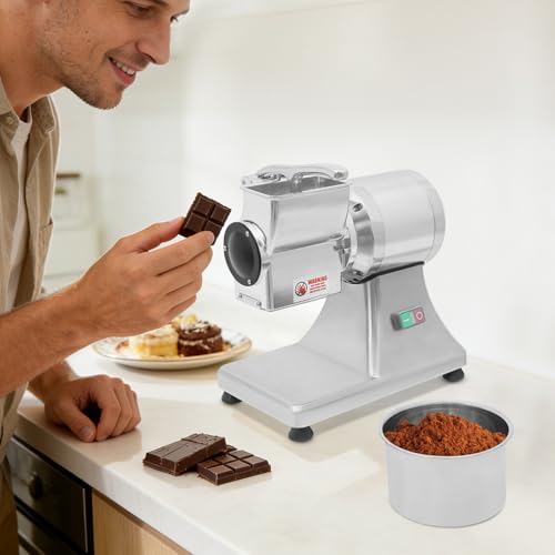 Máquina eléctrica ralladora de queso, 550W, plateada miniatura 2