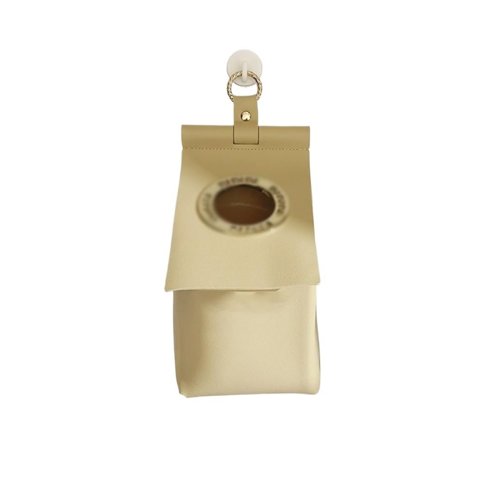 Boîte de rangement for rouleau de papier toilette adhésive en cuir Wit