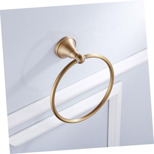 Anneau porte-serviette laiton rétro pour une déco authentique - 6