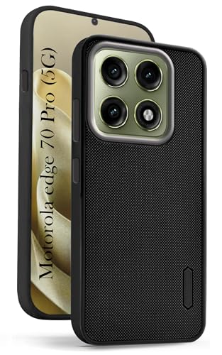 Image of Jkobi Rubberised Back Cover Case for Motorola Moto Edge 70 Pro (Textured Grip Design | Camera Protection | Slim and Light Weight | Soft Touch and Feel)