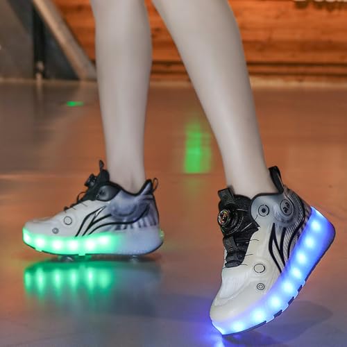 Chaussures à roulettes pour le multisport outdoor de nuit comme de jour