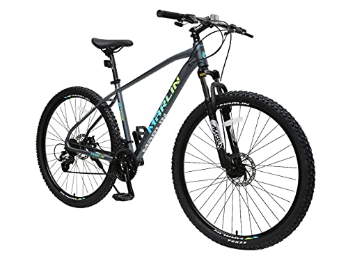 Image of MARLIN Bikes Men's GT29 MTB 18.50 Inch Frame 29 Inch Wheel Size Mountain Bike with 2.2 Inch tire (Dark Grey)
