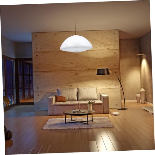 Lámpara de papel estilo japonés color blanco para decoración de dormitorio 7