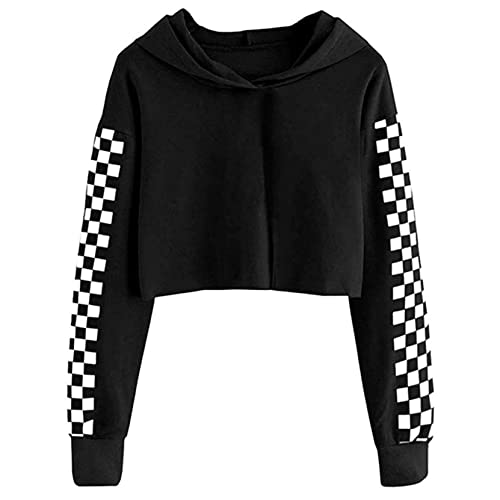 Loyan Kids Girls Crop Tops Hoodies 2 Piece Tracksuits Outfits Long Sleeve Sweatshirts Sweatpants Workout Yoga Sportwear3