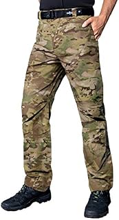 FREE SOLDIER Tactical Pants Mens Cargo Trousers Camping Explorer Pants(CP Camouflage 38W/31.5L)