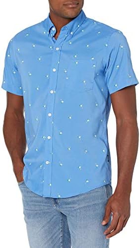 IZOD Men's Breeze Short Sleeve Button 
