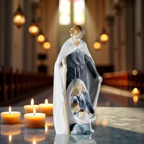 Figuritas de Porcelana MTME La Sagrada Familia Decoración miniatura 5