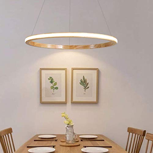 Lustre suspension LED rond 26W avec diffuseur acrylique haute performance 6000K