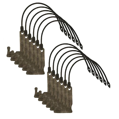 Avery Hunting GHG Keel Grabber Decoy Weights 12-Pack with Stretchee Cords – Lead J-Shaped Anchors for Waterfowl Hunting Decoys, 12 Pack of 4oz