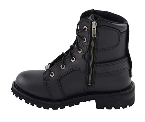 Image of Milwaukee Leather Women's Premium Leather Motorcycle Harness Boots Collection MBL - 8.5